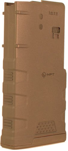 MFT MAGAZINE AR10/SR25 7.62X51 - 308 WIN 20RD SCORCHED EARTH