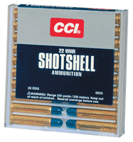 CCI SHOTSHELL 22WMR 52GR #12 - SHOT 1000FPS 20RD 100BX/CS