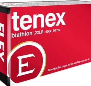 ELEY TENEX BIATHLON 22LR 40GR - FLAT NOSE 50RD 100BX/CS