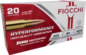 FIOCCHI 223 REM 69GR - MATCHKING HPBT 20RD 10BX/CS