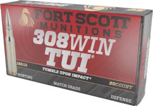 FORT SCOTT 308 WIN 150GR TUI - SOLID COPPER 20RD 10BX/CS
