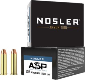 NOSLER 357 MAG 125GR ASP JHP - 20RD 10BX/CS