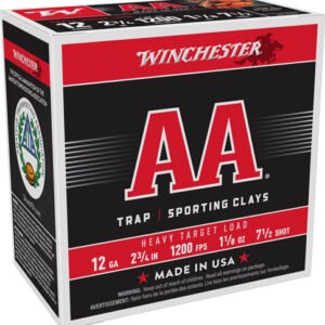 WINCHESTER AA 12GA 2.75" - 1-1/8OZ #7.5 1200FPS 250R CASE