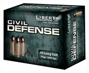 LIBERTY CIVIL DEFENSE 45 LC - 78GR HP 20RD 10BX/CS