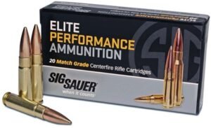 SIG AMMO 308 WIN 175GR OPEN - TIP MATCH 20RD 10BX/CS