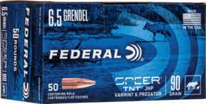 FEDERAL AE 6.5 GRENDEL 90GR - JHP 50RD 10BX/CS