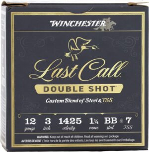 WINCHESTER LAST CALL 12GA 3" - 1-1/4OZ #BB & #7 25RD 10BX/CS