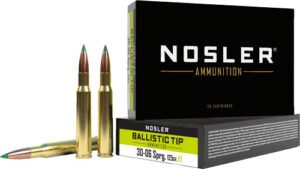 NOSLER BT 30-06 125GR - BALLISTIC TIP 20RD 10BX/CS