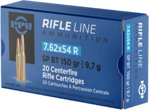 PPU 7.62X54R 150GR JSP - 20RD 10BX/CS