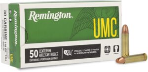 REMINGTON UMC 30 CARBINE 110GR - FMJ 50RD 10BX/CS