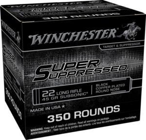 WINCHESTER 22LR 45GR SUBSONIC - 1090FPS 350RD 4BX/CS