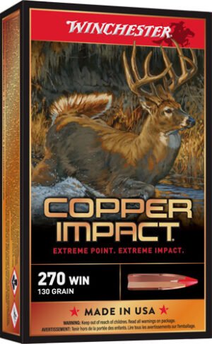 WINCHESTER COPPER IMPACT 270 - WIN XP 130GR 20RD 10BX/CS
