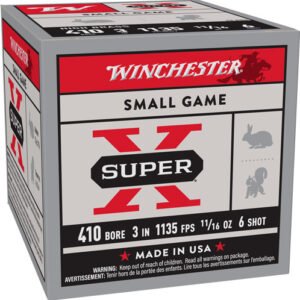 WINCHESTER SUPER-X 410 3" - 11/16OZ #6 25RD 10BX/CS