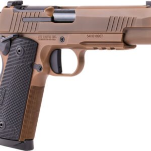 SIG 1911 X 45ACP 5" XRAY3 - OR (2)8RD G10 STEEL COYOTE