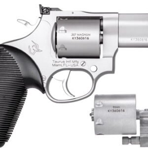TAURUS 692 38/357/9MM 3." ADJ. - 7-SHOT PORTED SS RIBBER