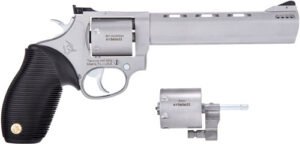 TAURUS 692 38/357/9MM 6.5" ADJ - 7-SHOT PORTED SS RIBBER