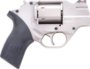 CHIAPPA RHINO 200DS 357MAG - 2" FS CHROME/RUBBER W/HOLSTER