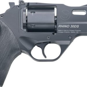 CHIAPPA RHINO 30SA 357MAG - 3" ADJ. SIGHT BLACK/RUBBER