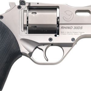CHIAPPA RHINO 30SA 357MAG - 3" ADJ. SIGHT CHROME/RUBBER