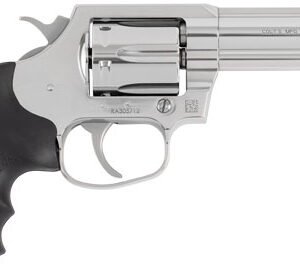 COLT COBRA 38SPL+P FS 4" 6RD - STAINLESS RUBBER GRIPS