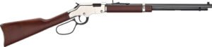 HENRY H4 GOLDENBOY SILVER 22LR - 20" OCTAGON WALNUT LARGE LOOP