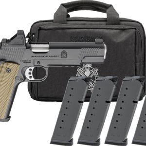 SPRINGFIELD 1911 OPERATOR AOS - 9MM 5" 9RD 4 MAGS GEAR PAC