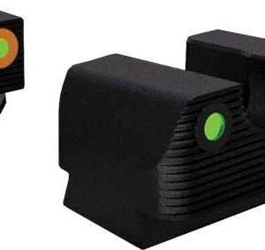 RIVAL ARMS TRITIUM NIGHT SGT - SET FOR GLOCK 17/19 W/ORG RING
