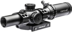 TRUGLO OMNIA 1-4X24MM SCOPE - 30MM TUBE IR SP W/1PC MOUNT DO