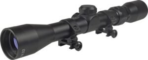 TRUGLO SCOPE BUCKLINE 3-9X32MM - BDC BLACK W/WEAVER RINGS
