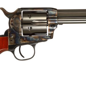 Taylors & Company 556101 1873 Cattleman Drifter 45 Colt (LC) Caliber with 4.75" Blued Finish Barrel, 6rd Capacity Blued Finish Cylinder, Color Case Hardened Finish Steel Frame & Walnut Grip