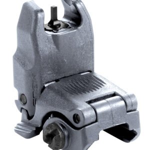 Magpul MAG247-GRY MBUS Sight Front  Stealth Gray Polymer, Spring-Loaded Flip Up for AR15/ M16