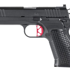 Dan Wesson 92102 DWX Compact Compact Frame 9mm Luger 15+1 4" Match Grade Barrel, Black Serrated Steel Slide, Steel Frame w/Beavertail, Aluminum Grip, Ambidextrous