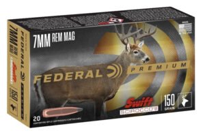 Federal P7RSS1 Premium 7mmRemMag 150gr Swift Scirocco II 20 Per Box/10 Case
