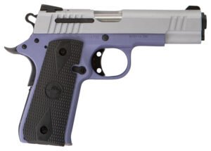 Citadel CIT380OLALA M1911 Baby Compact Frame 380 ACP 7+1, 3.75" Stainless Steel Barrel, Silver Serrated Steel Slide, Crushed Orchard Cerakote Aluminum Frame w/Beavertail, Ambidextrous
