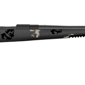 Fierce Firearms FCTRG65PRC22BBO CT Rage  6.5 PRC Caliber with 3+1 Capacity, 22" Carbon Fiber Barrel, Black Cerakote Metal Finish & Blackout Camo Fixed Fierce Tech C3 Stock, Right Hand (Full Size)