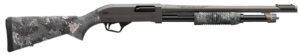 Winchester Repeating Arms 512450395 SXP Hybrid Defender 12 Gauge 3" Chamber 5+1 (2.75") 18", Gray Barrel/Rec, TrueTimber Midnight Synthetic Furniture, Fiber Optic Front