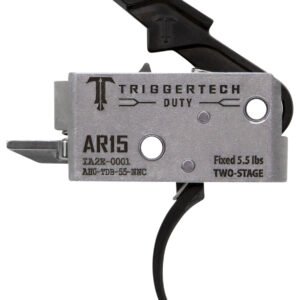 TriggerTech AH0TDB55NNC Duty Mil-Spec Two-Stage Curved 5.5 lbs Draw Weight Fits AR-15