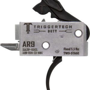 TriggerTech AH9TDB33NNC Duty  Curved Trigger Two-Stage 3.50 lbs Draw Weight Fits AR-9