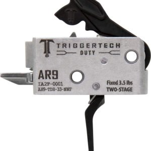 TriggerTech AH9TDB33NNF Duty  Flat Trigger Two-Stage 3.50 lbs Draw Weight Fits AR-9