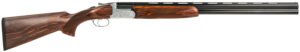 Fausti Usa, Inc 15802 Caledon 28 Gauge 2.75" 2rd 28" Blued Barrel, Engraved Stainless Rec, Wood Laser Grain Stock, Metallic Bead Sight