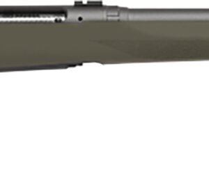 Savage Arms 58137 110 Trail Hunter 450 Bushmaster 3+1 20" Threaded/Medium Heavy Profile, Tungsten Gray Cerakote Barrel/Rec, OD Green Hogue Overmold Stock, Adj. AccuTrigger, Weaver Base