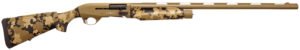 Silver Eagle Arms A21228OS1 Alpha 2  12 Gauge 3" 4+1 28" Flat Dark Earth Cerakote Chrome Lined Vent Rib Barrel & Steel Receiver, Old School Camo Synthetic Fixed Stock