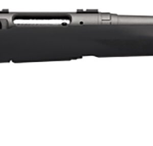 Savage Arms 58280 110 Trail Hunter Lite Full Size 450 Bushmaster 3+1 20" Fluted/Threaded Barrel, Drilled & Tapped Steel Receiver, Black Fixed Synthetic Stock