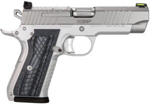Kimber Mfg.,inc 3100013 KDS9C 9mm 10+1 4.09" KimPro Silver Front and Rear Serrations Stainless Steel Slide Gray and Black G10 Crosshatch Grip