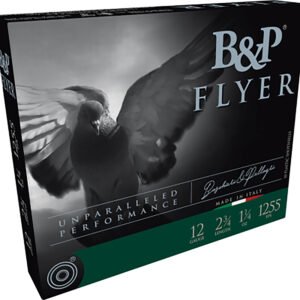 B&P Ammunition 12B14PL8 Competition Flyer  12Gauge 2.75" 1 1/4oz 8Shot 10 Per Box/10 Case