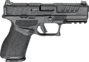 Springfield Armory EC9409BU15 Echelon Compact Frame 9mm 15+1 4" Black Melonite Steel Barrel & Optic Ready/Serrated Steel Slide, Black Polymer Frame w/Picatinny Rail, Textured Grip, Ambidextrous