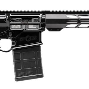 Patriot Ordnance Factory 02358  LMR Base 308 Win 10+1 16.50" Black Aluminum Receiver A2 Style Grip
