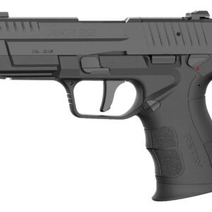 Retay USA RXP22BLK13TH RXP  22 LR 13+1 4" Black Threaded Barrel, Black Cerakote RMR/RMSc Optic Ready/Serrated Slide & Polymer Frame w/Accessory Rail, Textured Grip