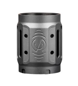 SilencerCo AC5449 Bravo MAAD Brake 2.0 Black Anodized Aluminum 2.11" OAL 1.68" Diameter