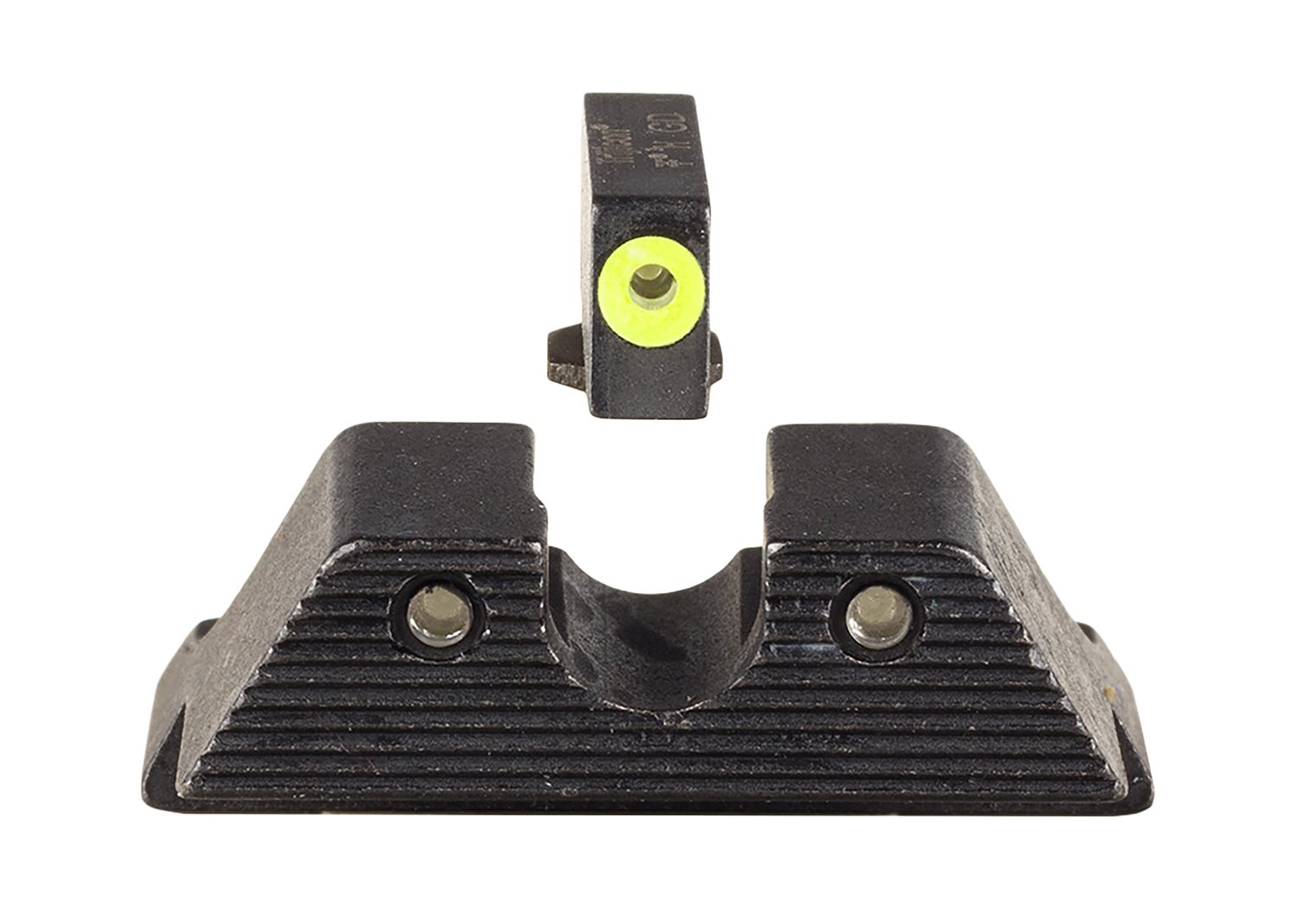 Trijicon 600845 HD XR Night Sight Set Green Tritium/Yellow Outline Front, Green Tritium Rear, Black Frame, Fits Glock/48/43/43X/43E Excludes MOS